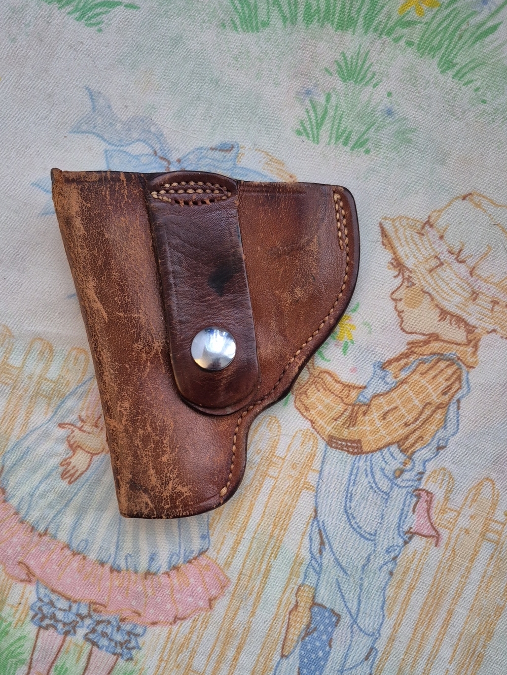 🌙Vintage Leather Holster Bucheimer Clark Left Hand LH 74 421 Brown OWB👉